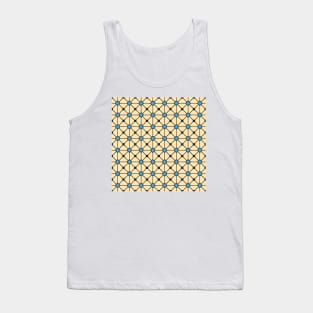 Geometric Triangles Colorful Print Pattern Beach House Tank Top